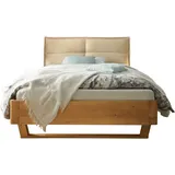 Schlafkontor Massivholzbett »Tjark«, wahlweise Bett mit Liegefläche in 140 oder 180 cm, braun