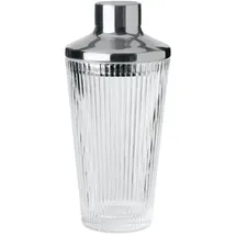 Stelton Pilastro Cocktail Shaker 400 ml Edelstahl Silikon Glas