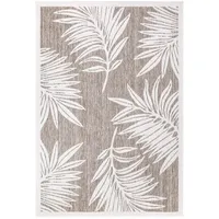 Carpet City Outdoorteppich beige, Textil, Floral, Rechteckig, 200x290 cm,
