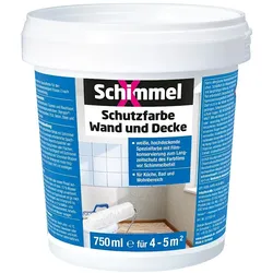 SchimmelX Schutzfarbe Wand und Decke 0,750 L