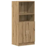 vidaXL Küchenschrank Artisan-Eiche 57x41,5x131,5 cm Holzwerkstoff