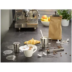 Echtwerk Kaffeezubehör-Set 23tlg, 350 ml, silber