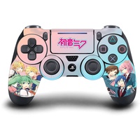 Head Case Designs Offizielle Hatsune Miku Mittelschule Grafiken Vinyl Haut Gaming Aufkleber Abziehbild Abdeckung kompatibel mit Sony Playstation 4 PS4 DualShock 4 Controller