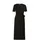Base Level Wickelkleid Schwarz 38