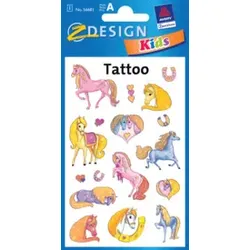 Tattoo Pferde beglimmert ZWECKFORM 56681