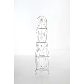 TPFGarden Standregal Irmi 154 x 40 x 30 cm Weiß