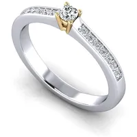 Verlobungsring VR05 585er Weifl-/Gelbgold - 6819