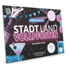 Denkriesen Stadt Land Vollpfosten - Party Edition "Jetzt geht's rund"