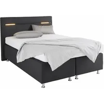 Westfalia Schlafkomfort Boxspringbett 140 x 200 cm H3 Grau