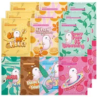 ZealSea Tuchmasken zur Gesichtspflege, 21er-Set, Spa-Geschenkset für Frauen