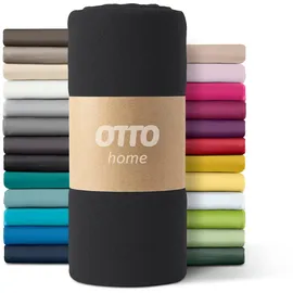 OTTO home Spannbettlaken Paprika Microfaser 160 x 200 cm schwarz