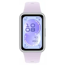 Huawei Band 11 Silber 28,2 mm Polymergehäuse Fluorelastomerarmband Violett
