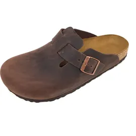 Birkenstock Boston Nubukleder geölt schmal habana 43