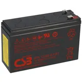 CSB AGM Bleiakku 12V 7Ah UPS123606 F2F1 extrem hochstrom Akku