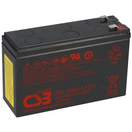 CSB AGM Bleiakku 12V 7Ah UPS123606 F2F1 extrem hochstrom Akku