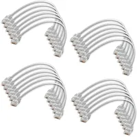 UBIQUITI networks Ubiquiti UniFi Patch Kabel Cat6 RJ45/ RJ45, 0,15m weiß 24er Pack