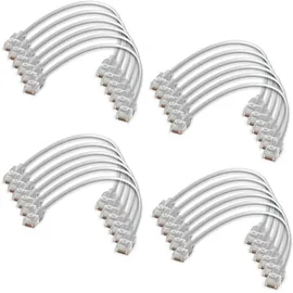 UBIQUITI networks Ubiquiti UniFi Patch Kabel Cat6 RJ45/ RJ45, 0,15m weiß 24er Pack