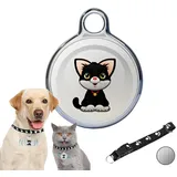 WDKXCN Katzentracker, Mini GPS Tracker für Katzen Hunde, Haustier Tracker für Katzen, Anti Verlust Katze Tracker GPS Halsband für kleine Katzen, Wasserdicht GPS Pet Tracker für Katzen,