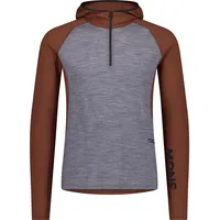 Mons Royale Temple Merino Long Sleeve Hood - Merinolongsleeve Gr L