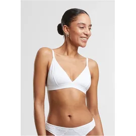 URBAN CLASSICS Ladies Basic unpadded Bra 2-Pack, - weiß,