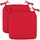 BestLivings Stuhlkissen 38 x 38 x 2 cm rot 2 St.