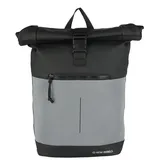 New Rebels New York Rolltop Rucksack schwarz