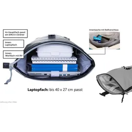 Elephant Gin Time Bag Rucksack Silber