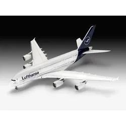 Revell 03872, Vormontiert, 1:144, Airbus A380-800 Lufthansa "New Livery", Beide