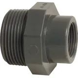 PROFEC PVC-U Reduzierring Aussengewinde x 1/2 Zoll IG, 10 bar, grau