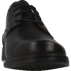 CLARKS Un Aldric Lace Derbys, Schwarzes Leder, 43 EU Weit