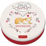 arsEdition Adventskalender in der Dose. Weißt du eigentlich, wie lieb ich dich hab?