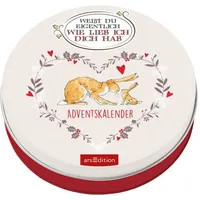 arsEdition Adventskalender in der Dose. Weißt du eigentlich, wie lieb ich dich hab?