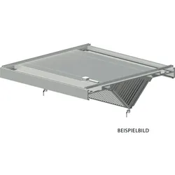 Stalgast Deckenhaube "Basic Line", Schrägform  4000 mm x 2400 mm mit Flammschutzfilter Typ B
