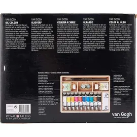 Van Gogh ROYAL TALENS Van Gogh Holzkoffer-Set Ölfarben Basic