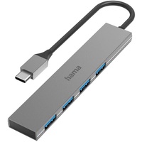 Hama USB-Hub, 4x USB-A 3.0, USB-C 3.0 [Stecker] (200101)