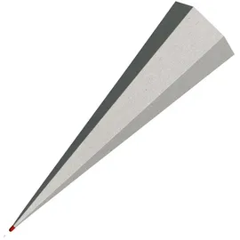 ROTH Rohling grau 85 cm 6-eckig