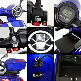 Rolektro E-Quad 25 V.2 1000 Watt 25 km/h blau