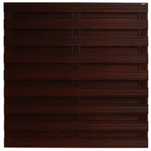 Andrewex Sichtschutzzaun 180 x 180 cm Braun/Holz