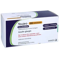 TOUJEO 300 E/ml DoubleStar Inj.-Lsg.i.e.Fertigpen 9X3 ml