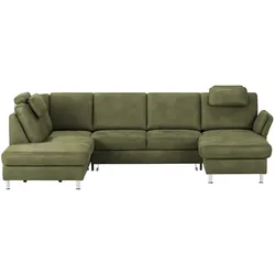 Mein Sofa bold Wohnlandschaft  Veit , grün , Maße (cm): B: 305 H: 90 T: 200.0