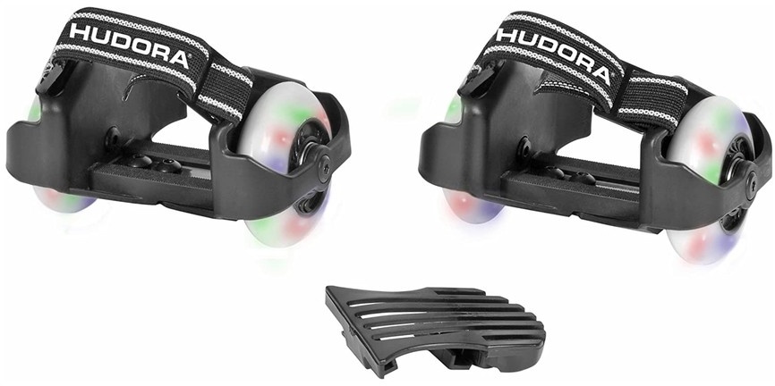 Hudora 22007 - Fersenroller Bold Buddy's mit LED's