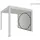 Biohort Lamellenwand 1 Stück 2,46 x 2,35 x 0,10 m Quarzgrau-Metallic