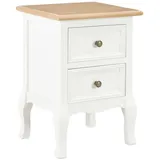 vidaXL Nachtschrank 35 x 30 x 49 cm Weiß
