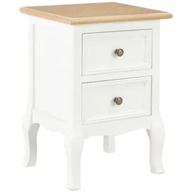vidaXL Nachtschrank 35 x 30 x 49 cm Weiß