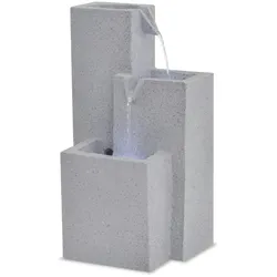 vidaXL Zimmerbrunnen mit LED-Licht Polyresin