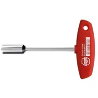 Wiha Stiftschlüssel mit Quergriff Vierkant glanzvernickelt 125 mm