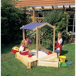 Promadino Sandkasten Peter Pan mit Sitz und Bugbox (509020)