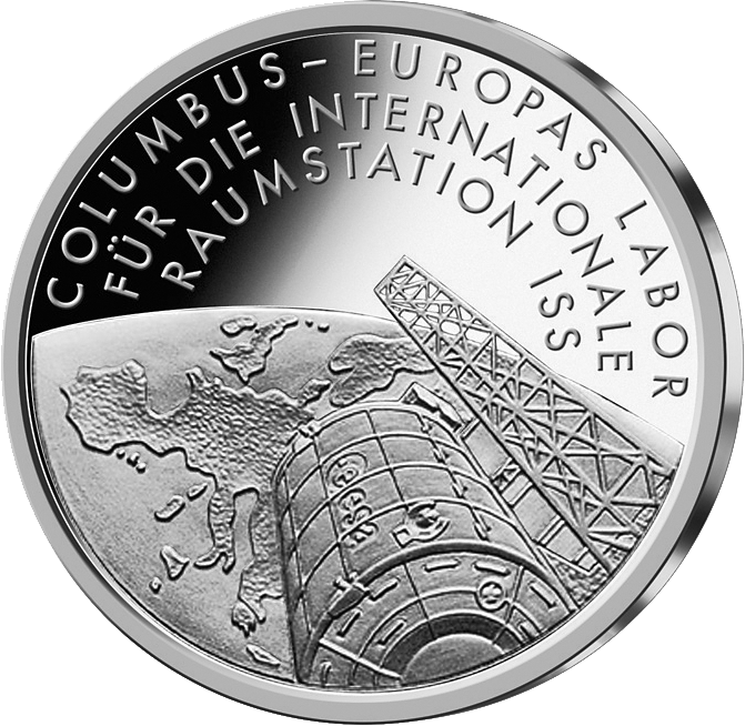 10-Euro-Silber-Gedenkmünze "Internationale Raumstation ISS"