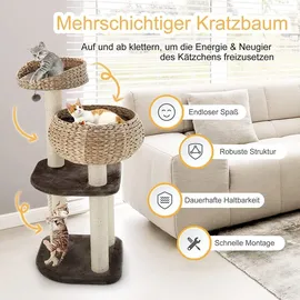 Costway Katzenbaum 103,5 cm braun