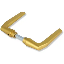 MS Beschläge Drückerpaar Aus Aluminium Gold